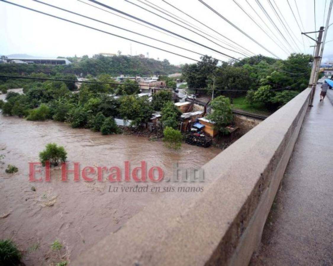 Alerta verde en nueve departamentos por 24 horas debido a las lluvias