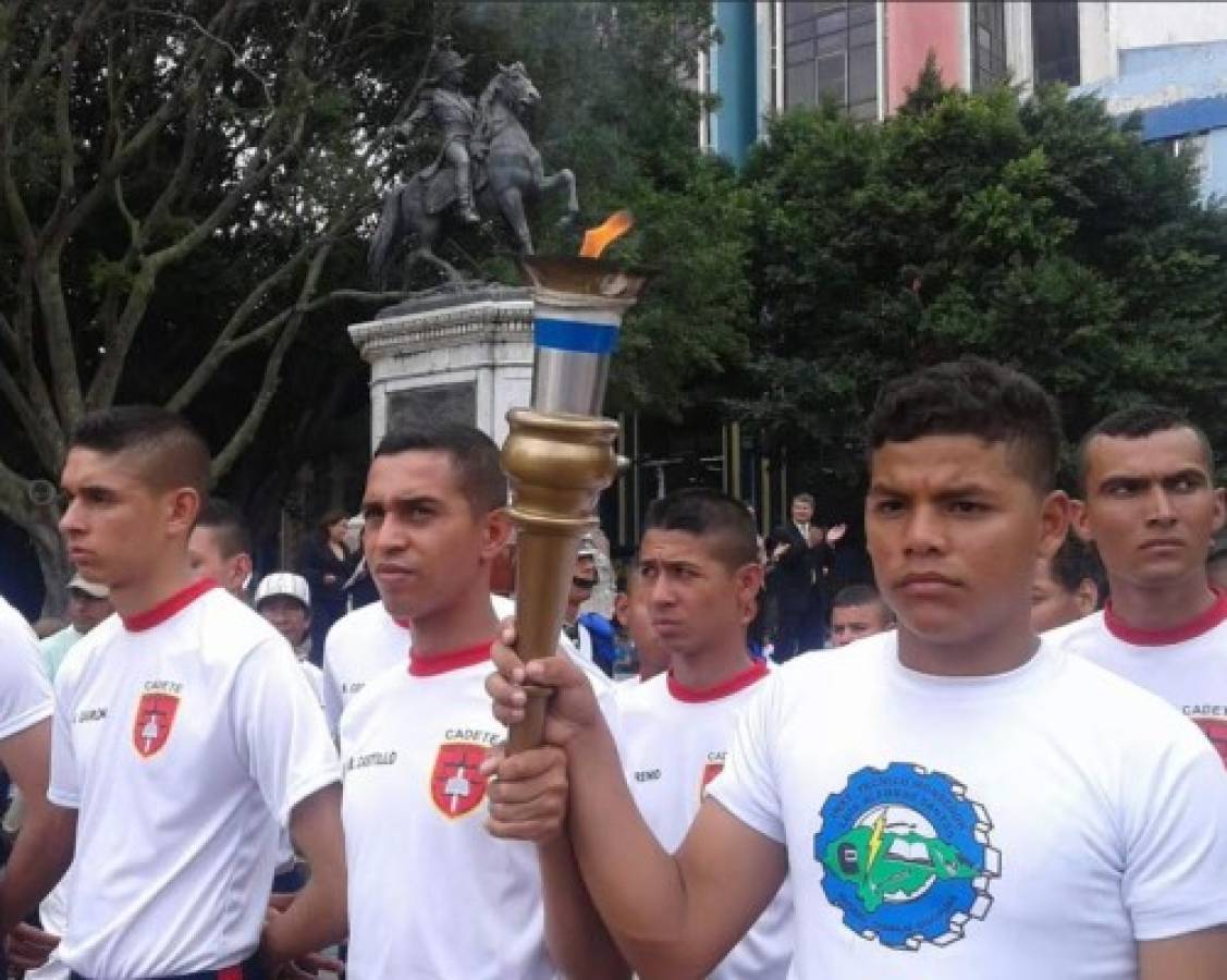 Antorcha de la Paz llega a Tegucigalpa