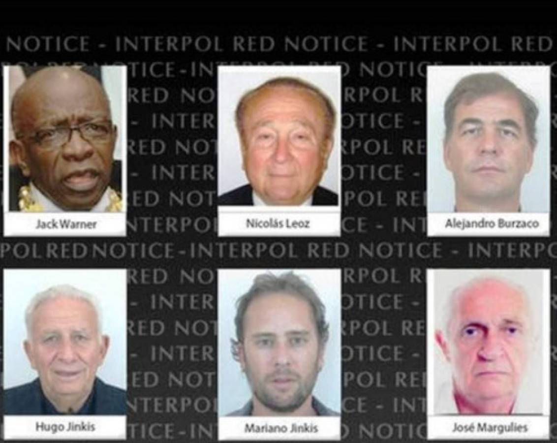 Interpol emite alerta rojas contra dos exresponsables de la FIFA