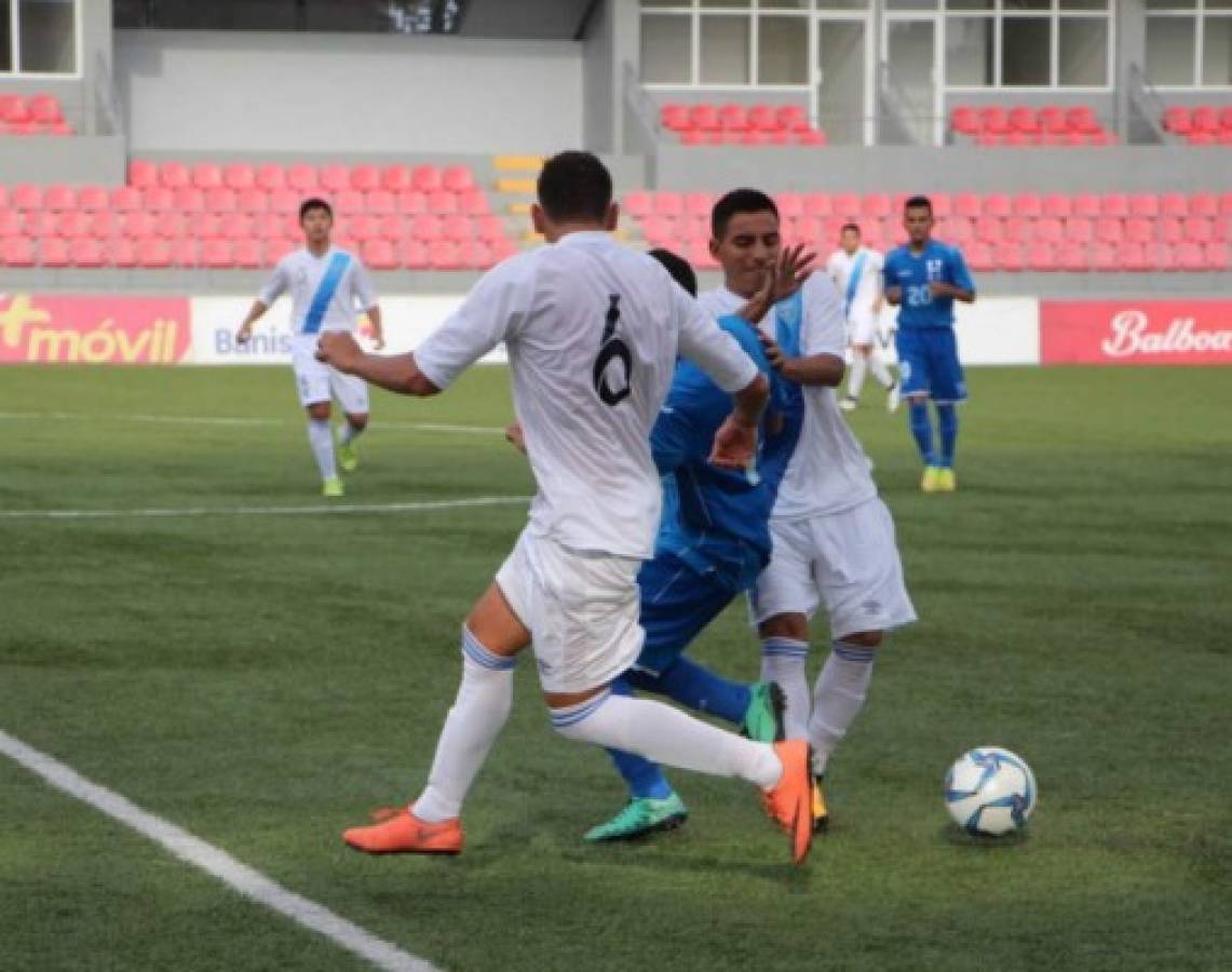 Honduras empató 2-2 ante Guatemala en el clasificatorio Sub-20