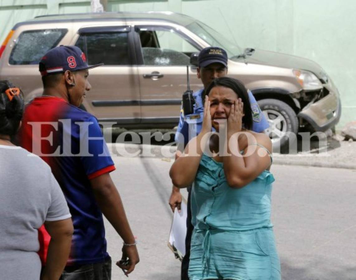 El joven profesional del derecho y presidente de la Juventud del Partido Liberal, Kevin Josué Ferrera Mejía, de 27 años de edad, fue acribillado este martes por sicarios que se transportaban en una motocicleta, foto: Estalin Irías / EL HERALDO.