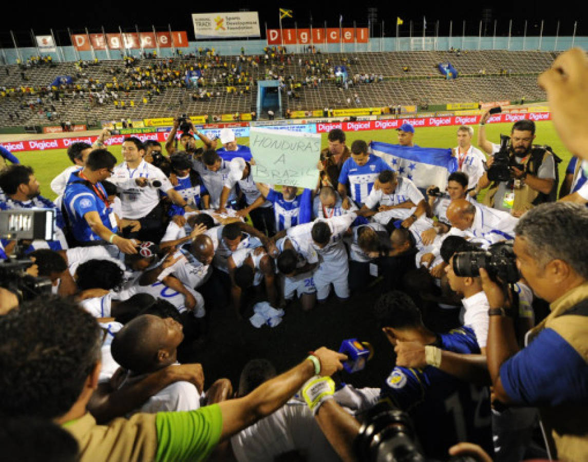 ¡GRACIAS SELECCIÓN! ¡HONDURAS ESTÁ EN BRASIL!