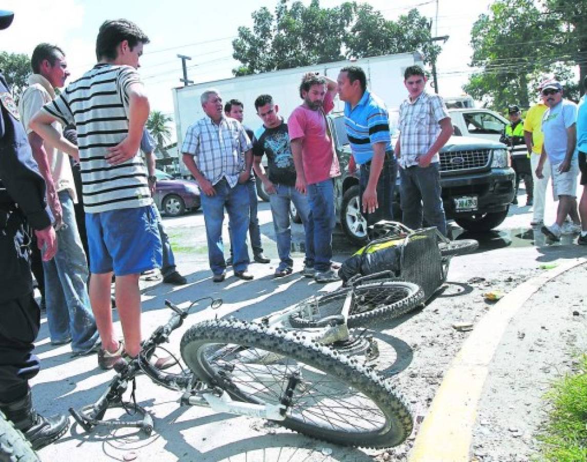 Registran 49 muertes de ciclistas en lo que va de 2017 en Honduras