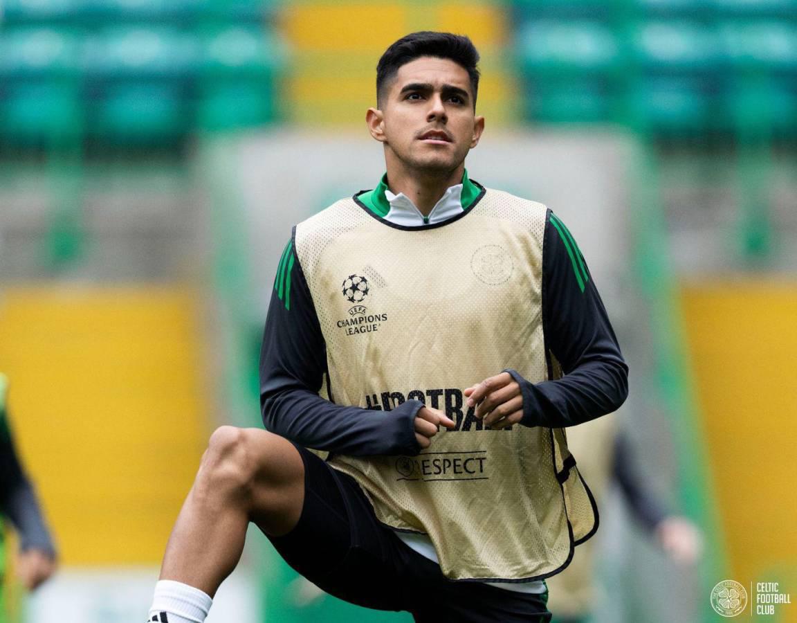 Luis Palma y su último entrenamiento con Celtic para partido de Champions League