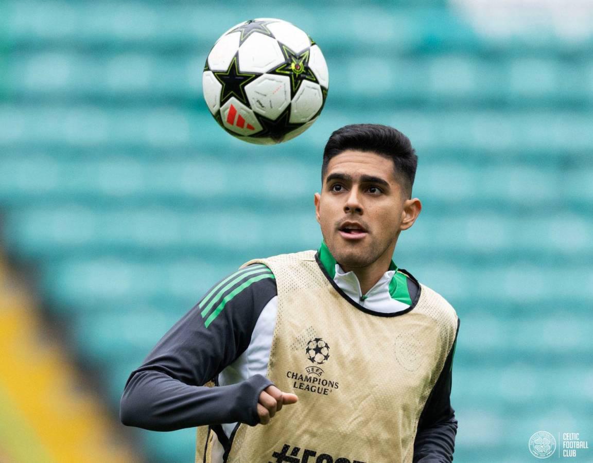 Luis Palma y su último entrenamiento con Celtic para partido de Champions League