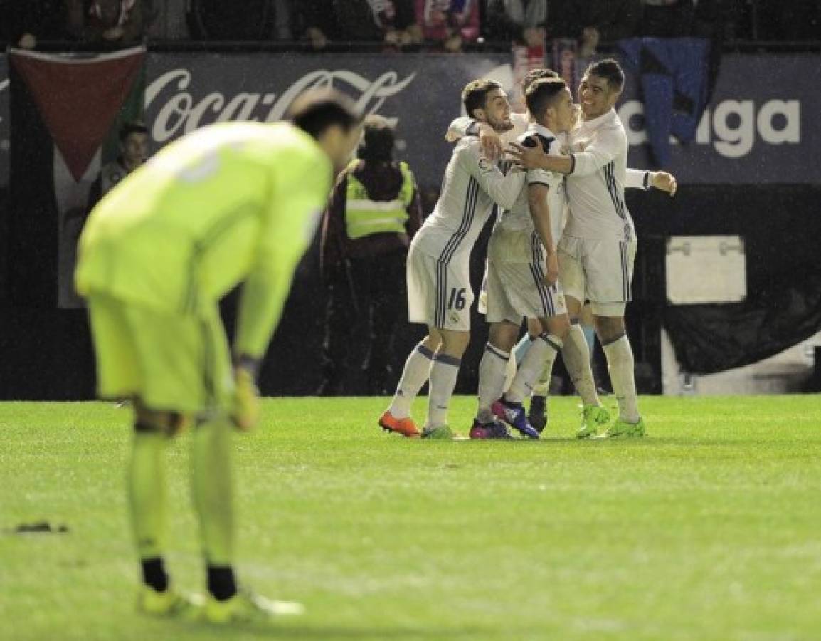 El líder Real Madrid gana 3-1 en visita al colista Osasuna