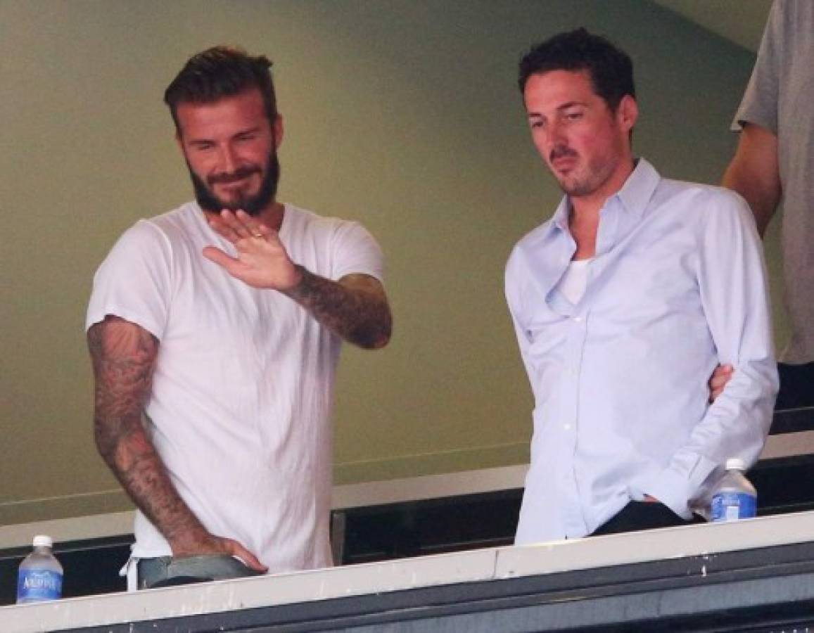 David Beckham disfrutó el Honduras-Inglaterra