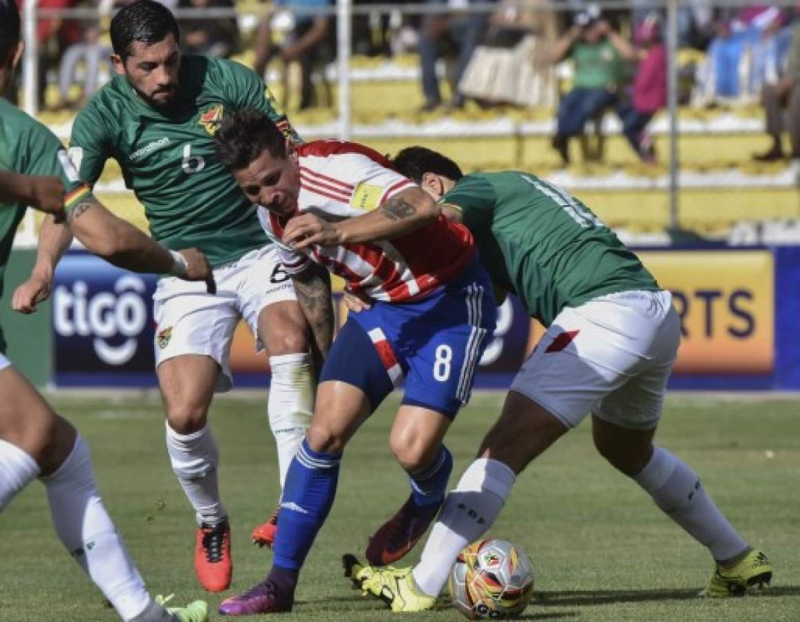 Bolivia vence a Paraguay 1-0 en clasificatoria sudamericana para Rusia-2018