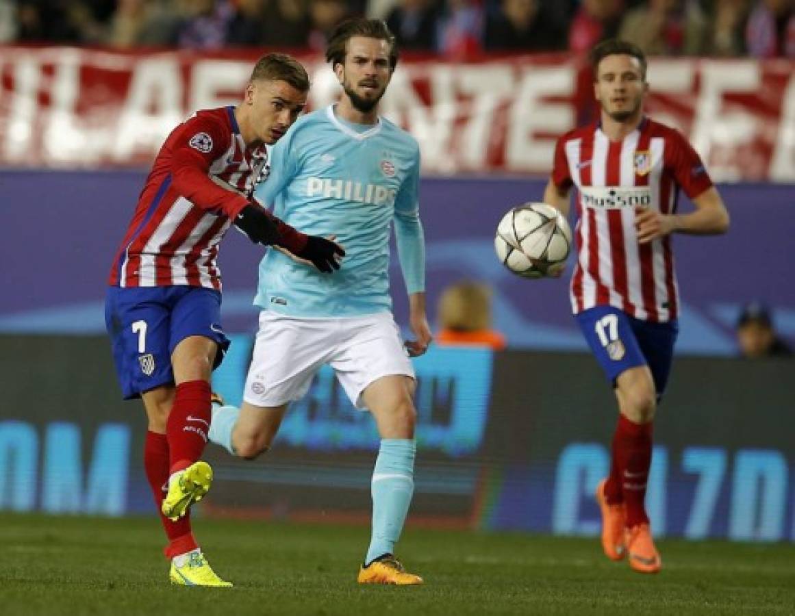 Atlético de Madrid elimina al PSV en los penales y pasa a cuartos de Champions