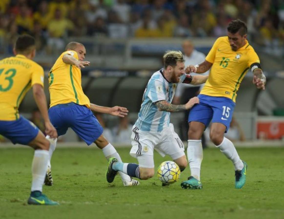 Brasil destroza a Argentina 3-0 con Messi en la cancha