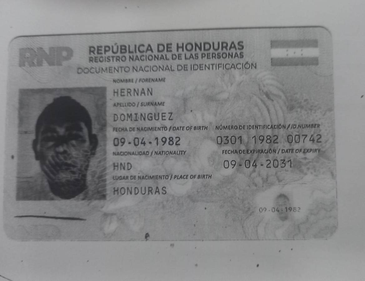 Foto en vida de Hernán Domínguez.