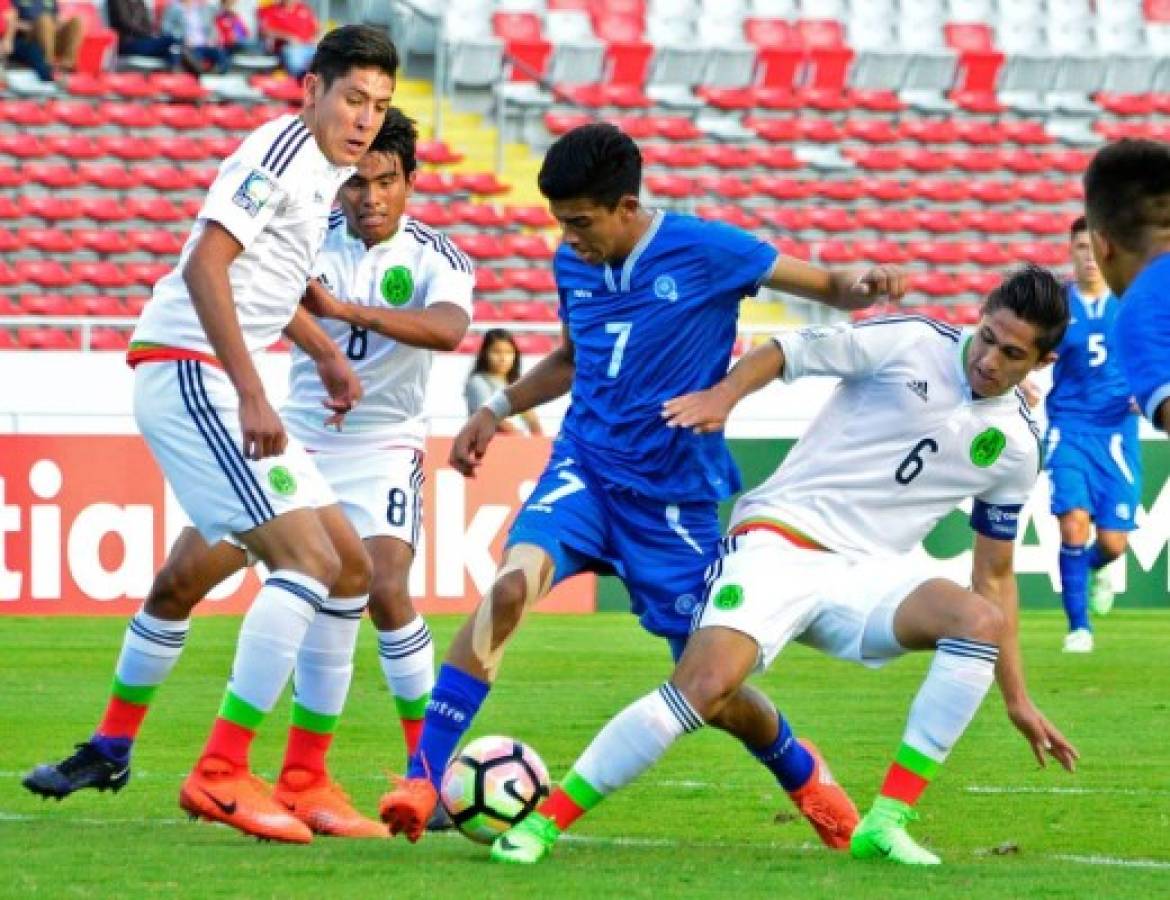 México golea a El Salvador en premundial Sub-20 y se acerca al Mundial Corea-2017