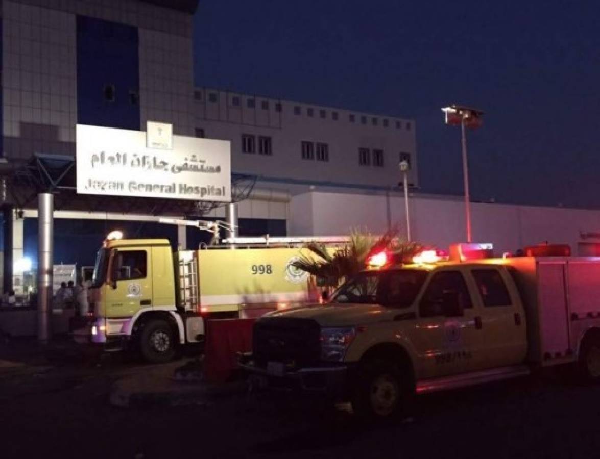 Incendio en hospital deja al menos 25 muertos en Arabia Saudita