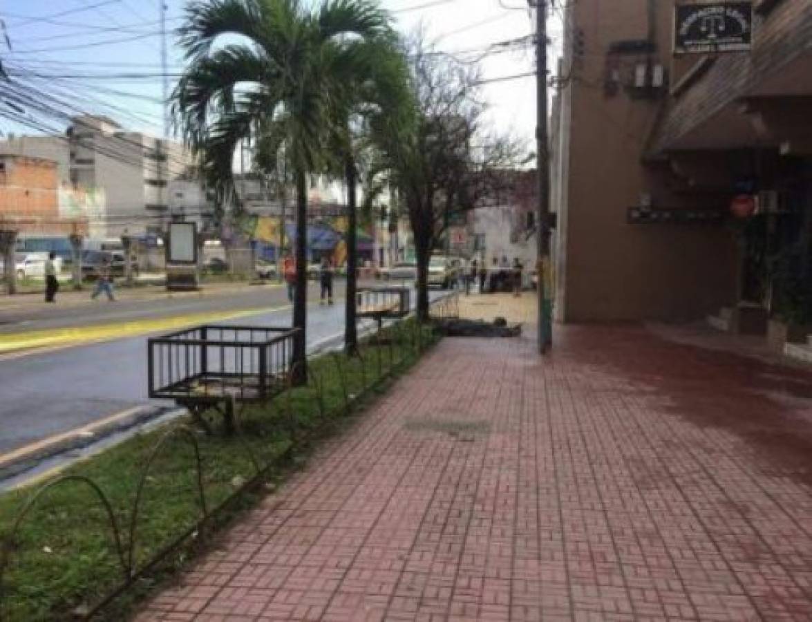 Por quitarle la moto lo matan en el barrio El Centro de San Pedro Sula