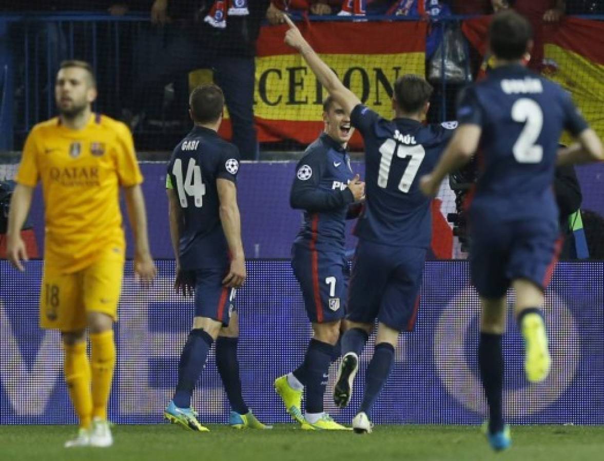 Atlético Madrid derrota al Barcelona en el Vicente Calderón