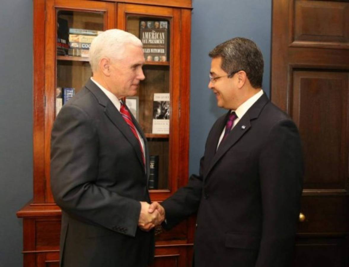 Pence se compromete a mantener 'relaciones estrechas' con Honduras