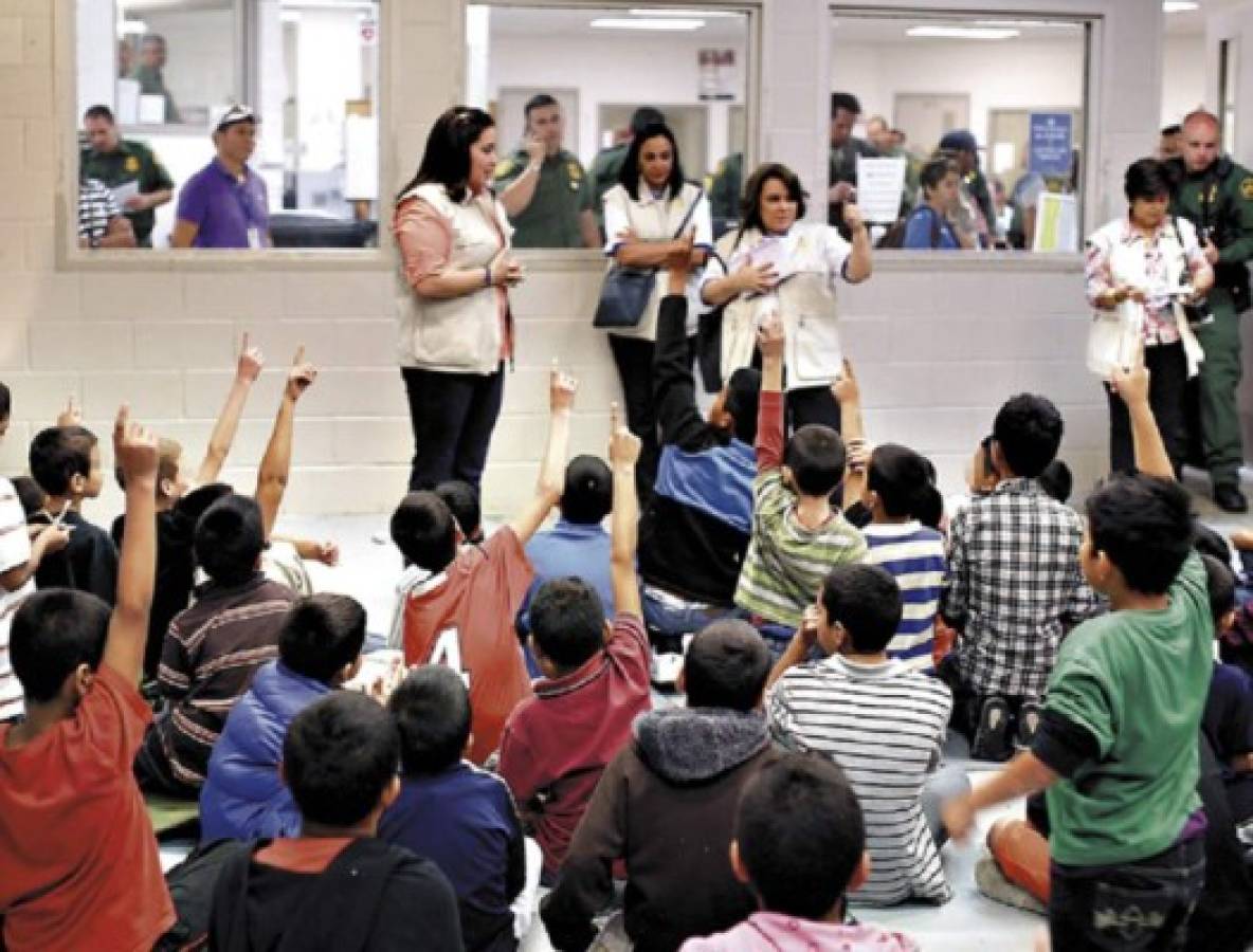 Dramático encuentro con niños hondureños en Estados Unidos