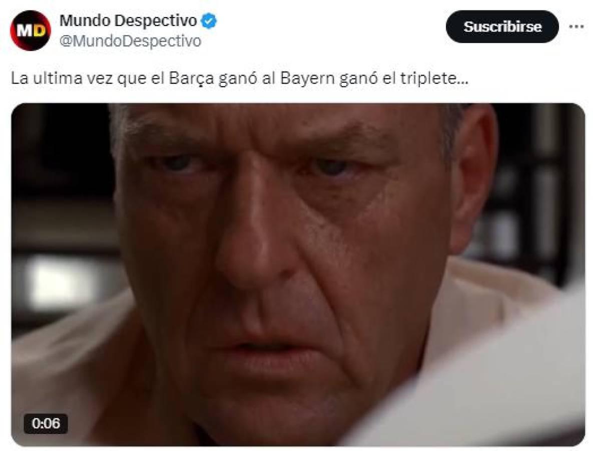 Los memes que deja la goleada del Barcelona al Bayern: Se burlan del Real Madrid