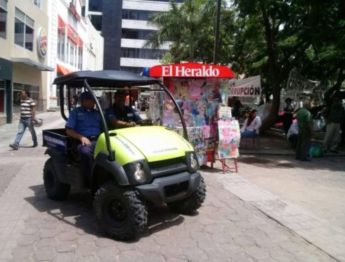 Policía Municipal realiza patrullajes en el centro