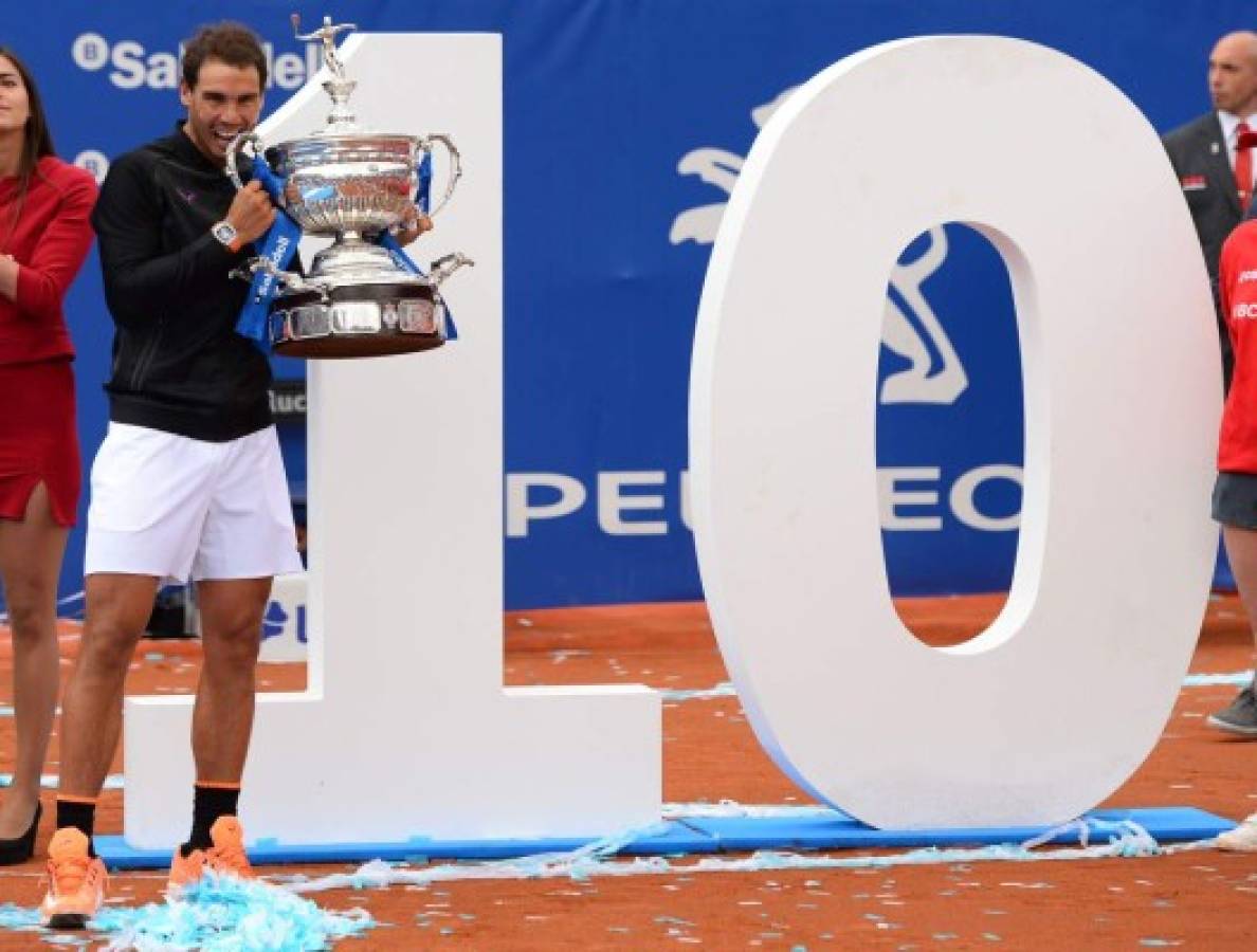 Rafael Nadal gana a Dominic Thiem y levanta por décima vez el Torneo de Barcelona