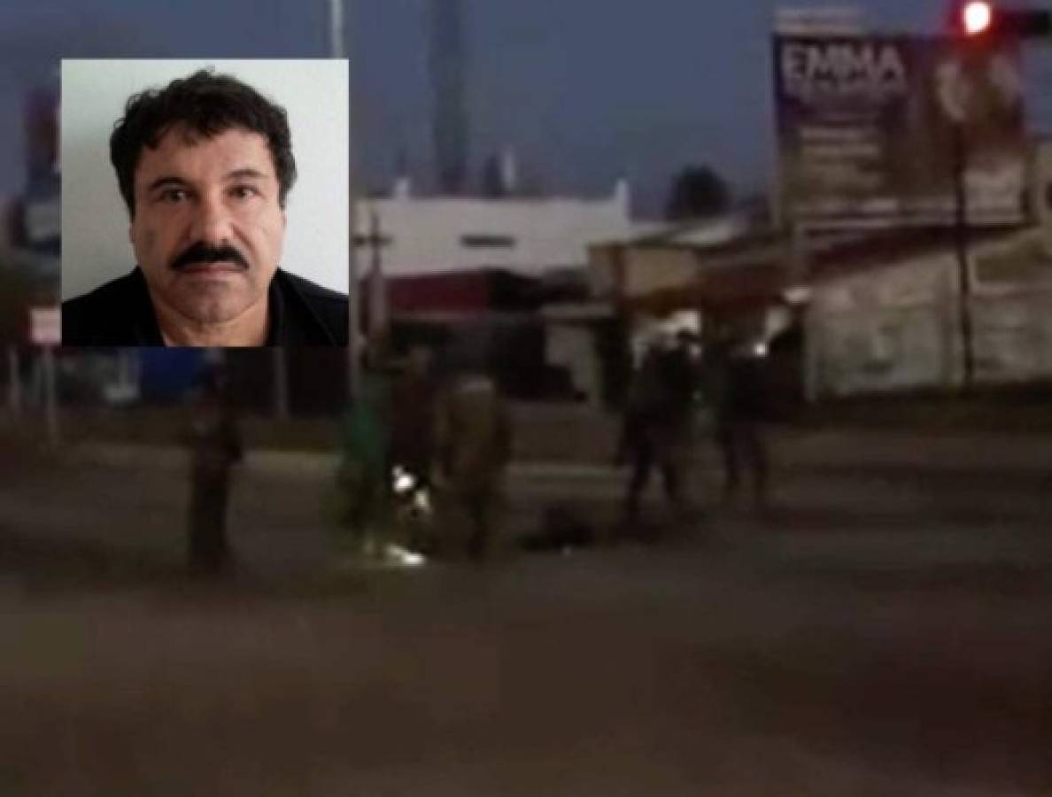 Videos muestran la operación de captura y el traslado de 'El Chapo' Guzmán