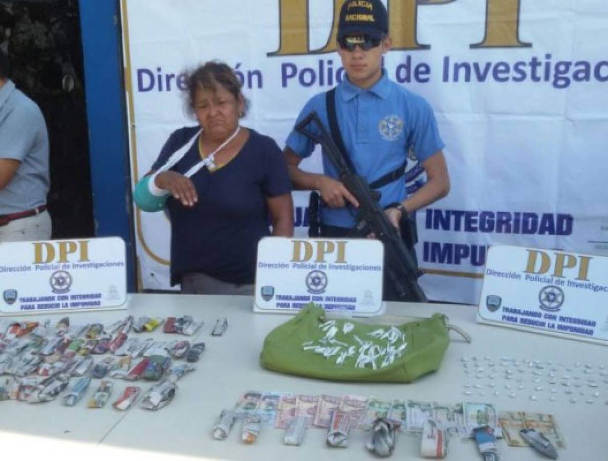 DPI captura señora distribudora de droga