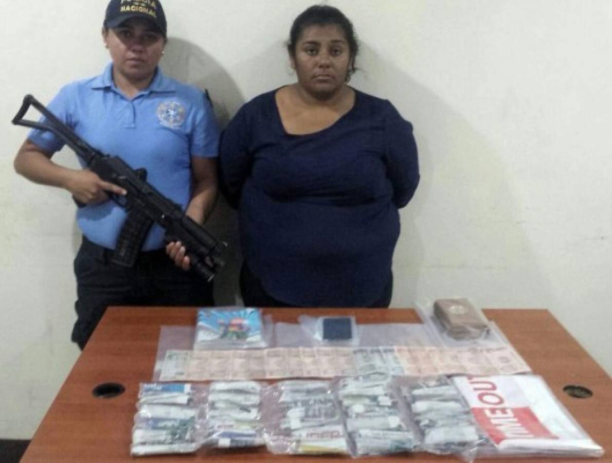 Honduras: Cae presunta pandillera con droga en la colonia Bendeck