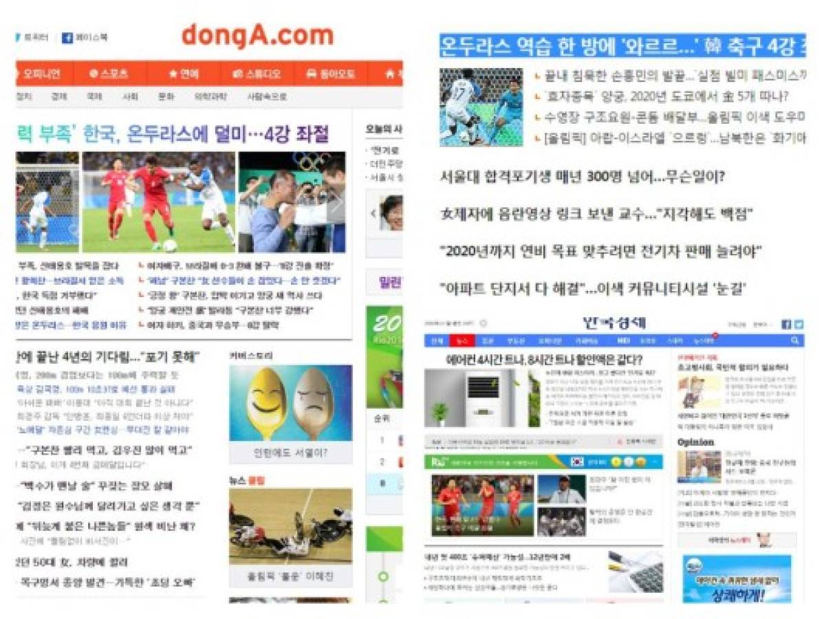 Diarios de Corea del Sur títula con rabia la eliminación de los Juegos Olímpicos de Rio-2016