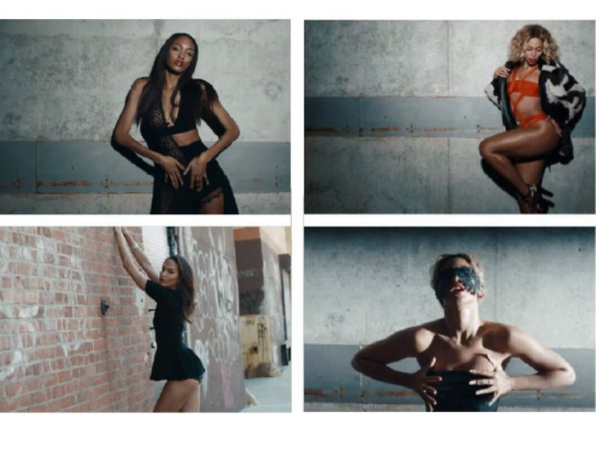 Sensuales modelos encienden nuevo video de Beyoncé