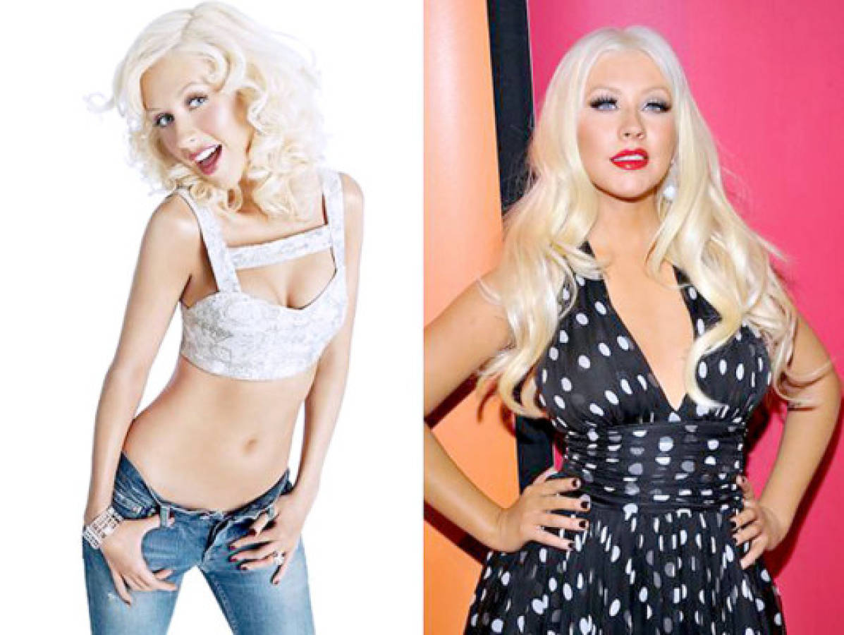 Fotos: El antes y después de Christina Aguilera