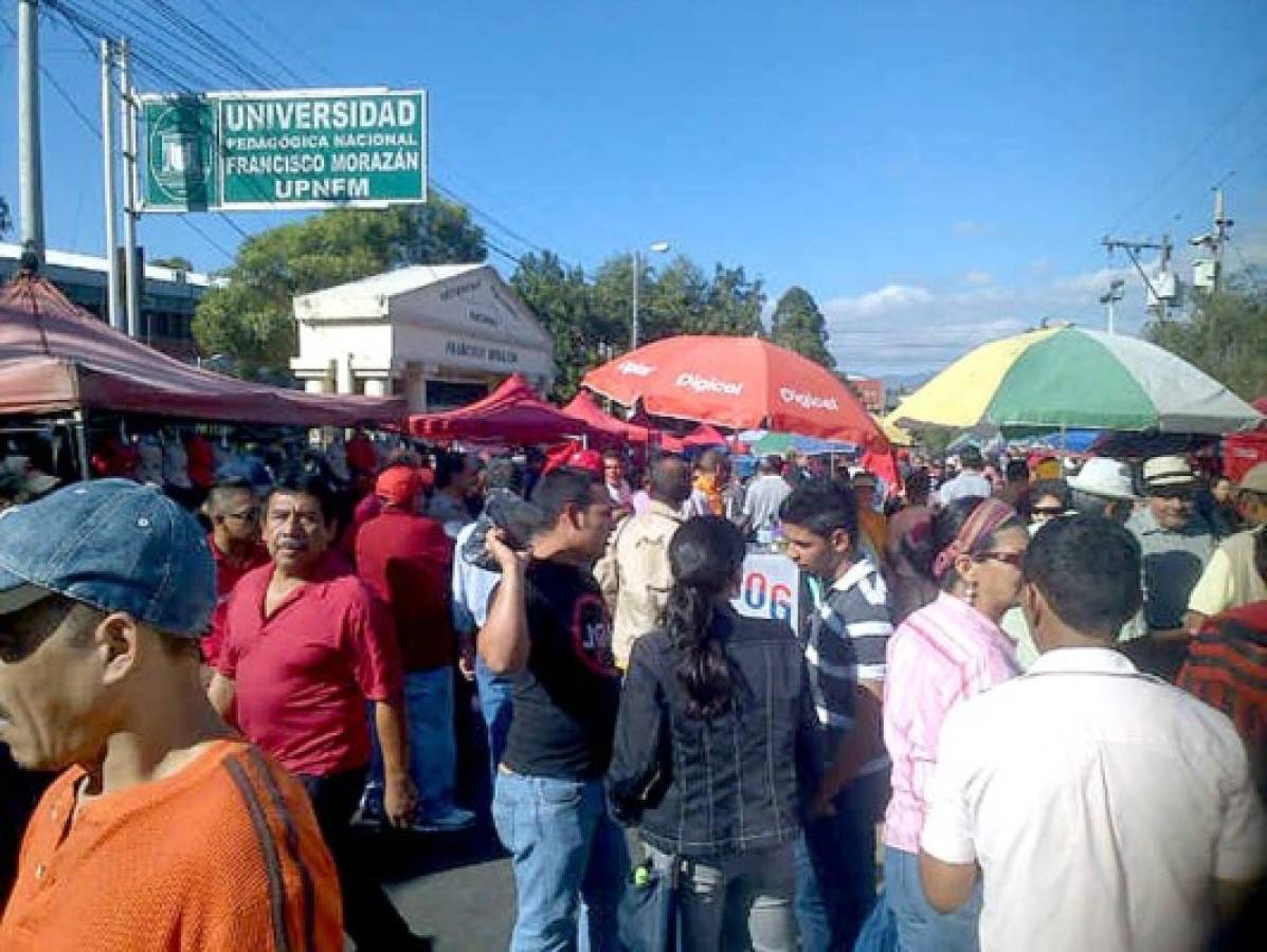 Libre optó por el vandalismo en Tegucigalpa