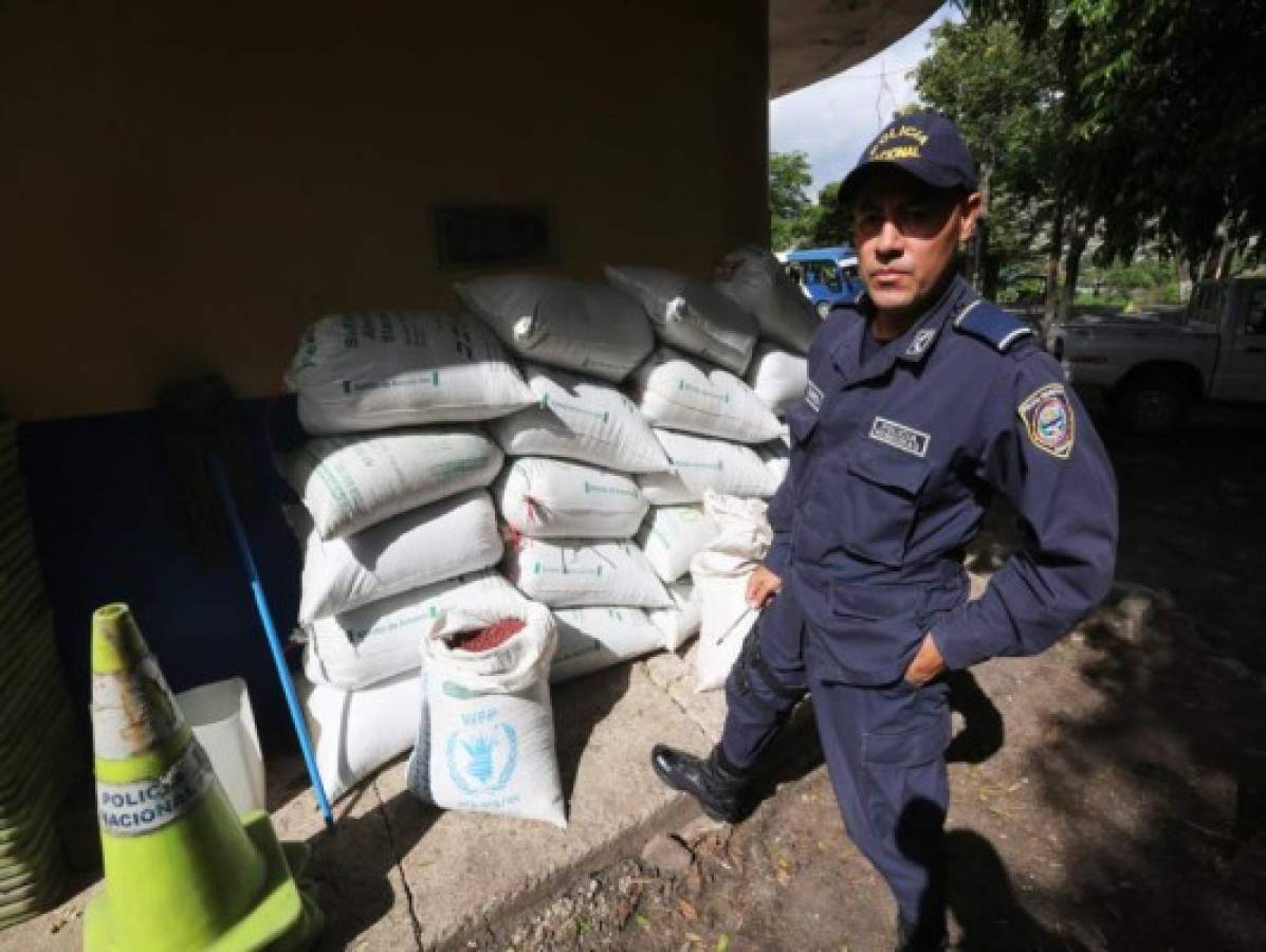 Más de mil quintales de frijoles enterrados en salida a Olancho