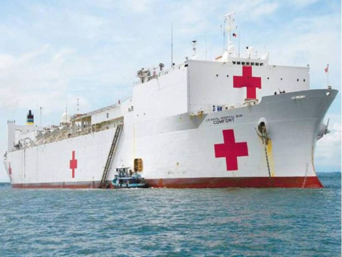 EEUU anuncia llegada de buque hospital Comfort a Honduras