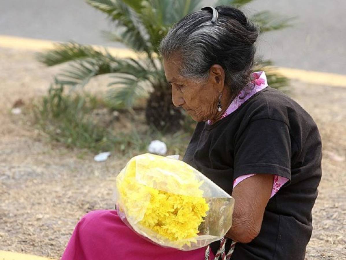 Protesta contra femicidios en Tegucigalpa