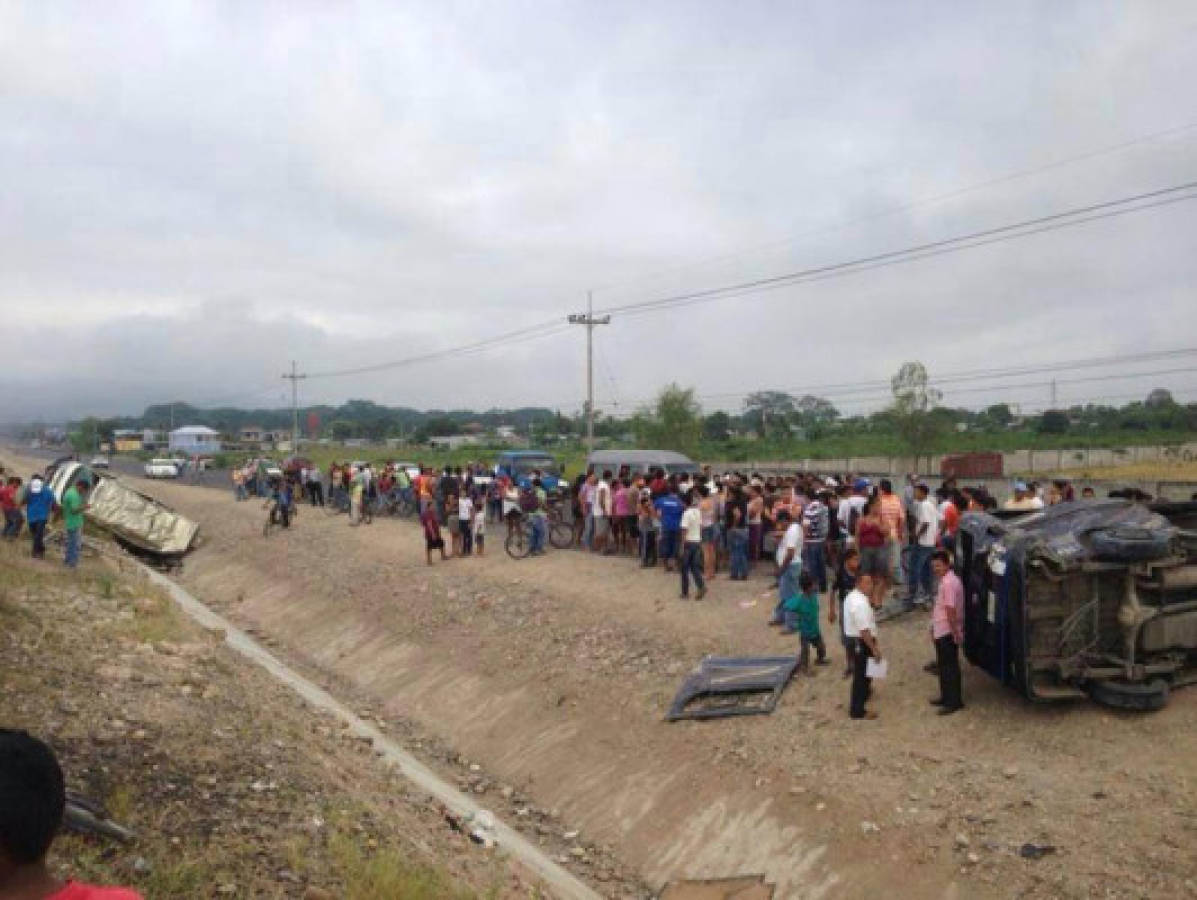 Un muerto y nueve heridos en accidente entre 'rapiditos'