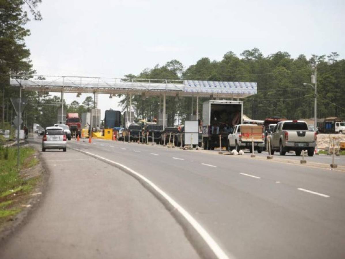 Cobro de peaje en carretera al norte de Honduras queda suspendido