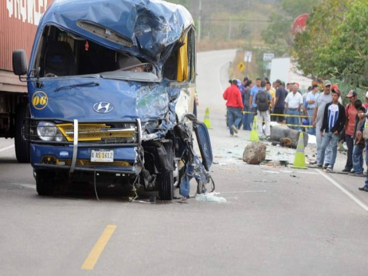 Accidentes viales cobran la vida de un hondureño cada ocho horas