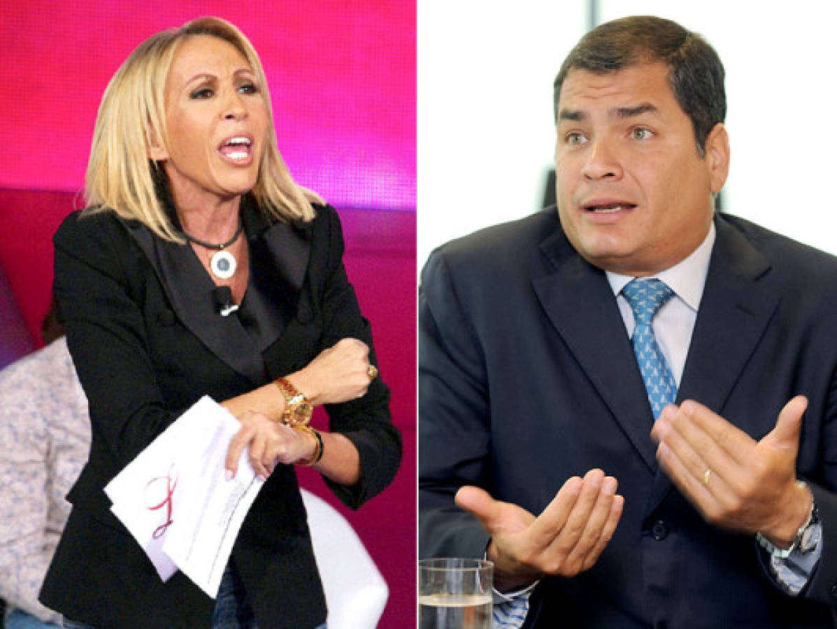 Laura Bozzo llama 'machista e infeliz” a Rafael Correa