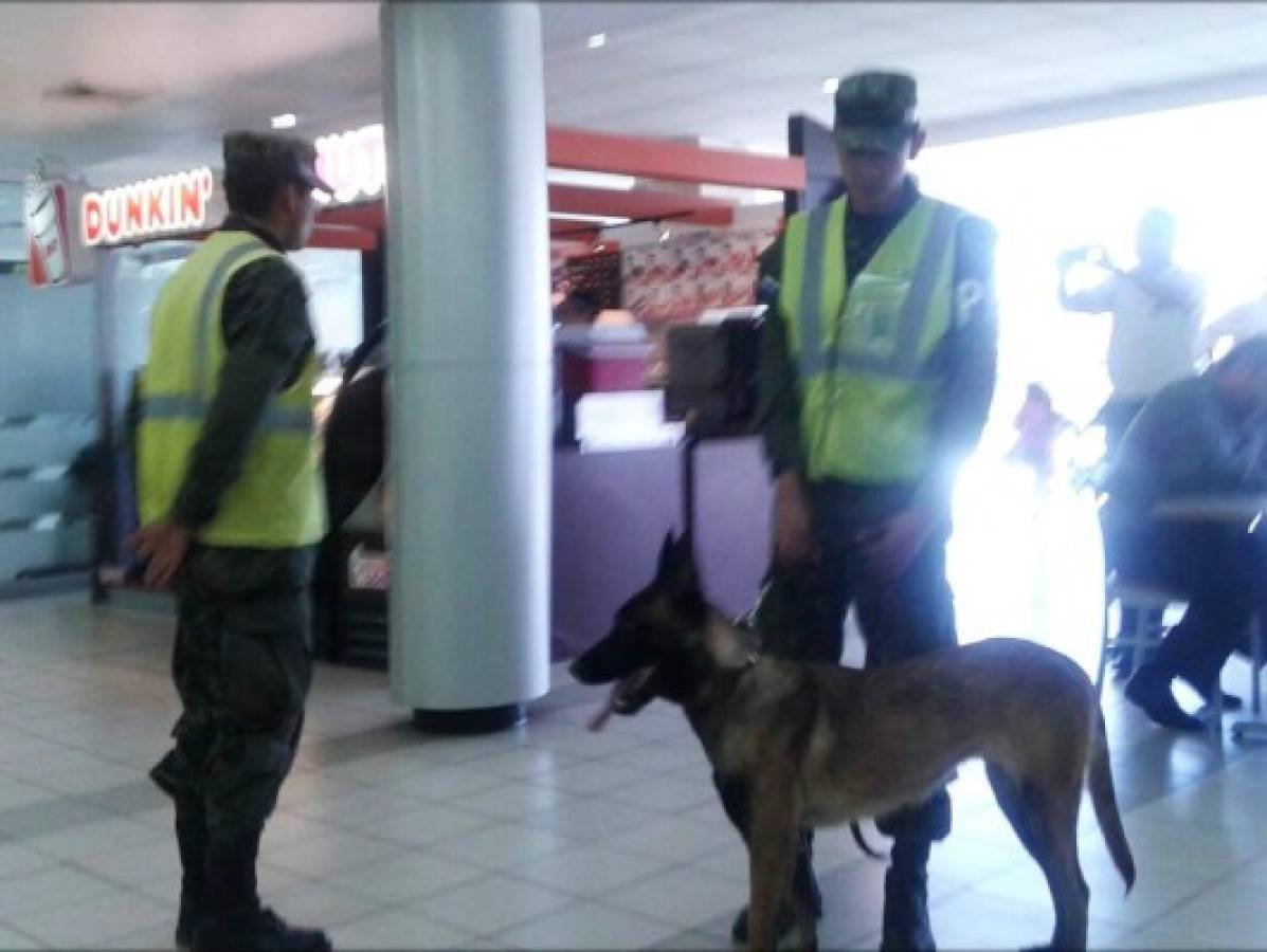 Histeria por gas pimienta en aeropuerto Toncontín