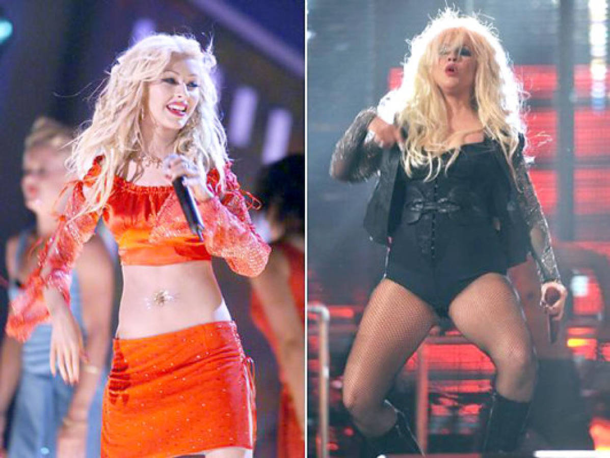 Fotos: El antes y después de Christina Aguilera