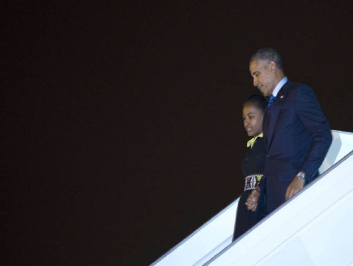 Barack Obama llega a Senegal