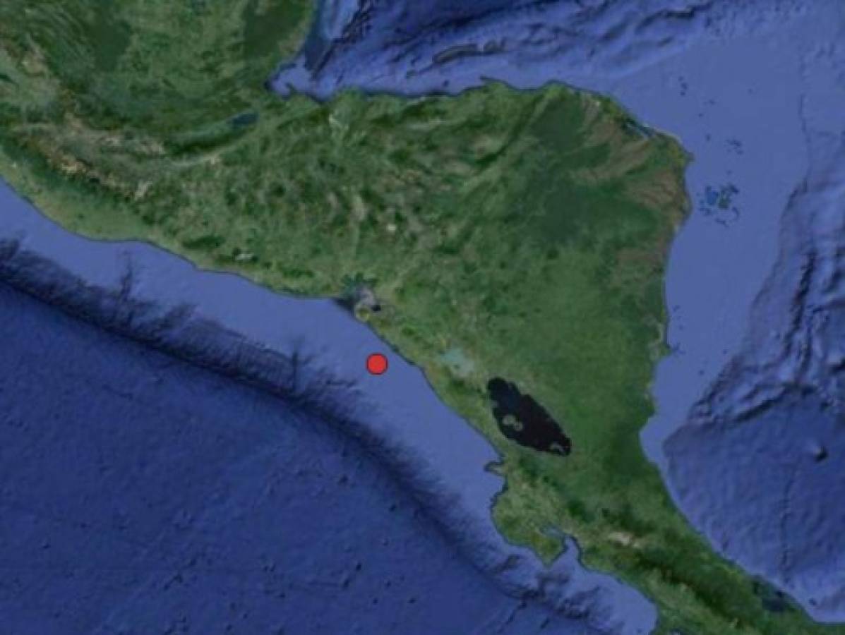 Sismo sacude pacífico norte de Nicaragua