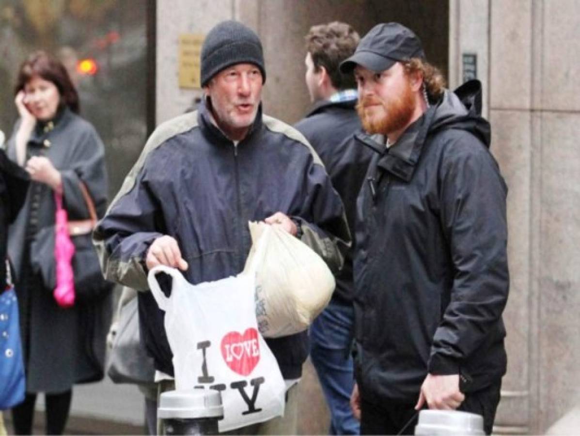 Turista confunde a Richard Gere con un vagabundo