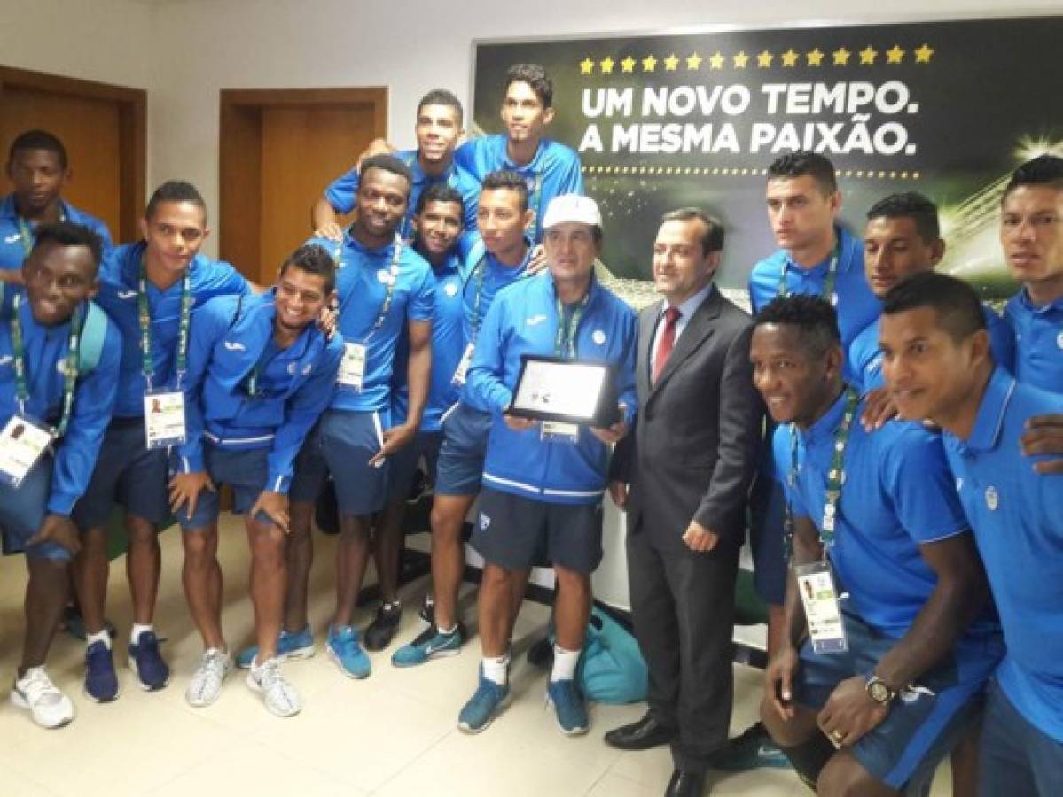 Sub 23 de Honduras recibe reconocimiento