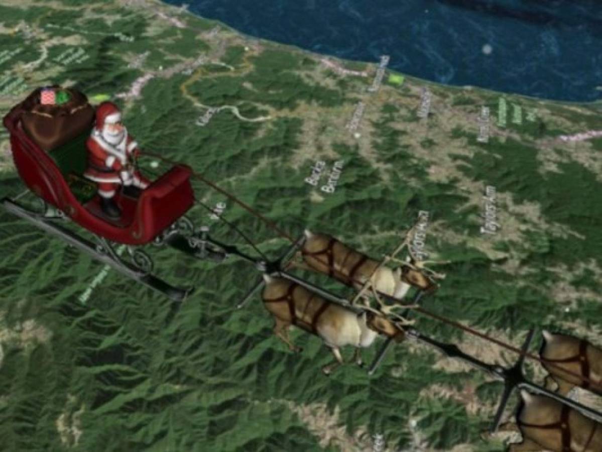 EN VIVO: Sigue el recorrido de Santa Claus por el mundo