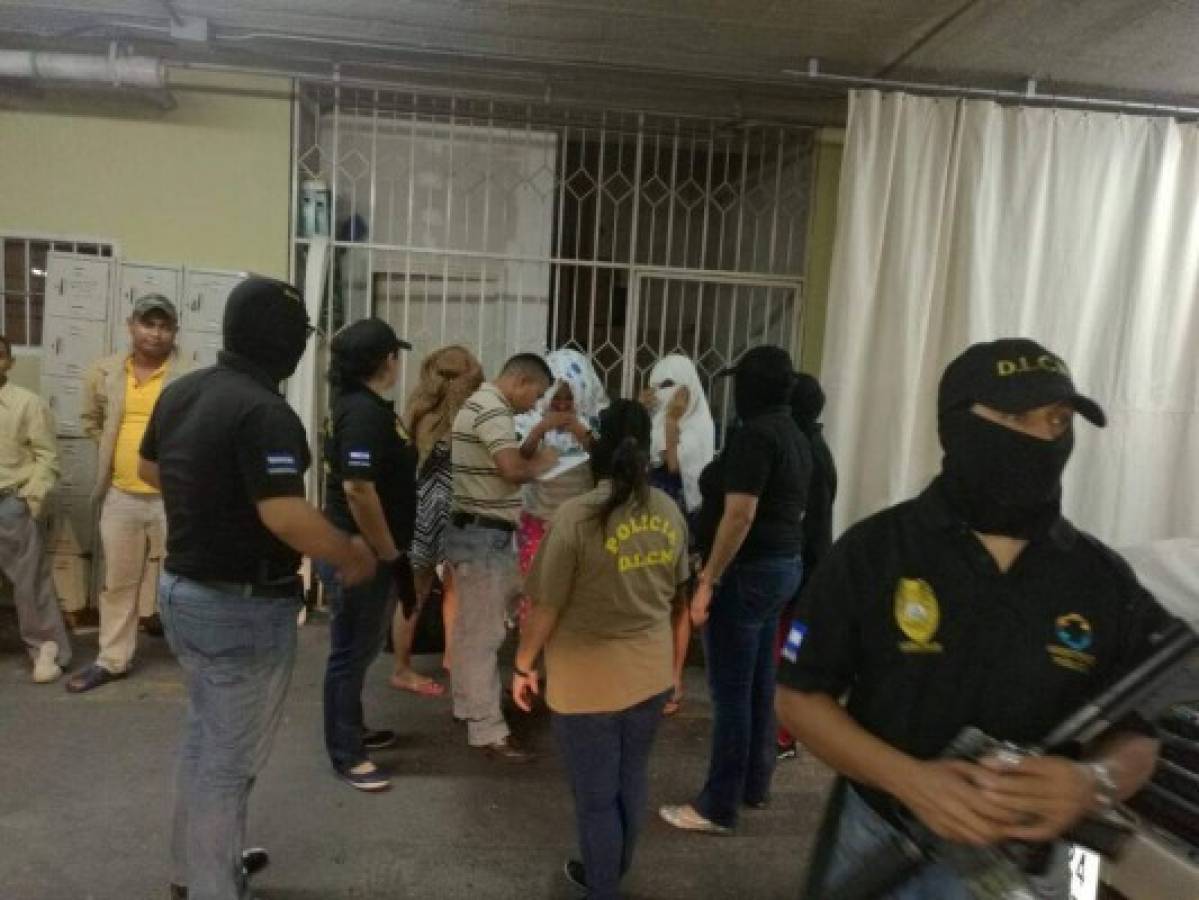 Banda criminal detenida en Choluteca estaba integrada por una policía y un expolicía