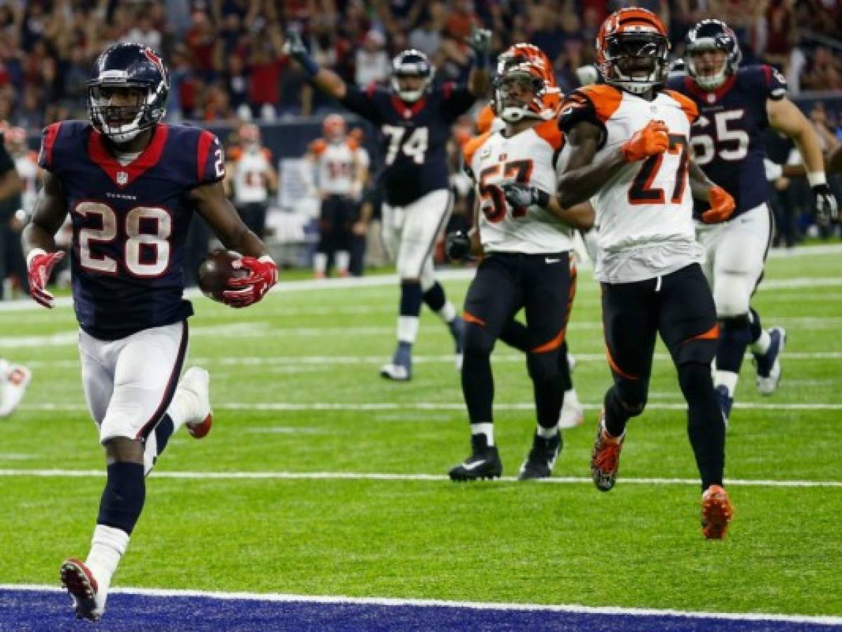 Texans se hacen con el AFC South tras ganar 12-10 a Bengals