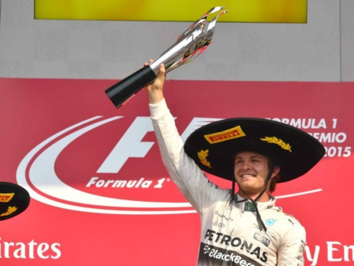 El alemán Nico Rosberg ganó el Gran Premio de México de Fórmula 1