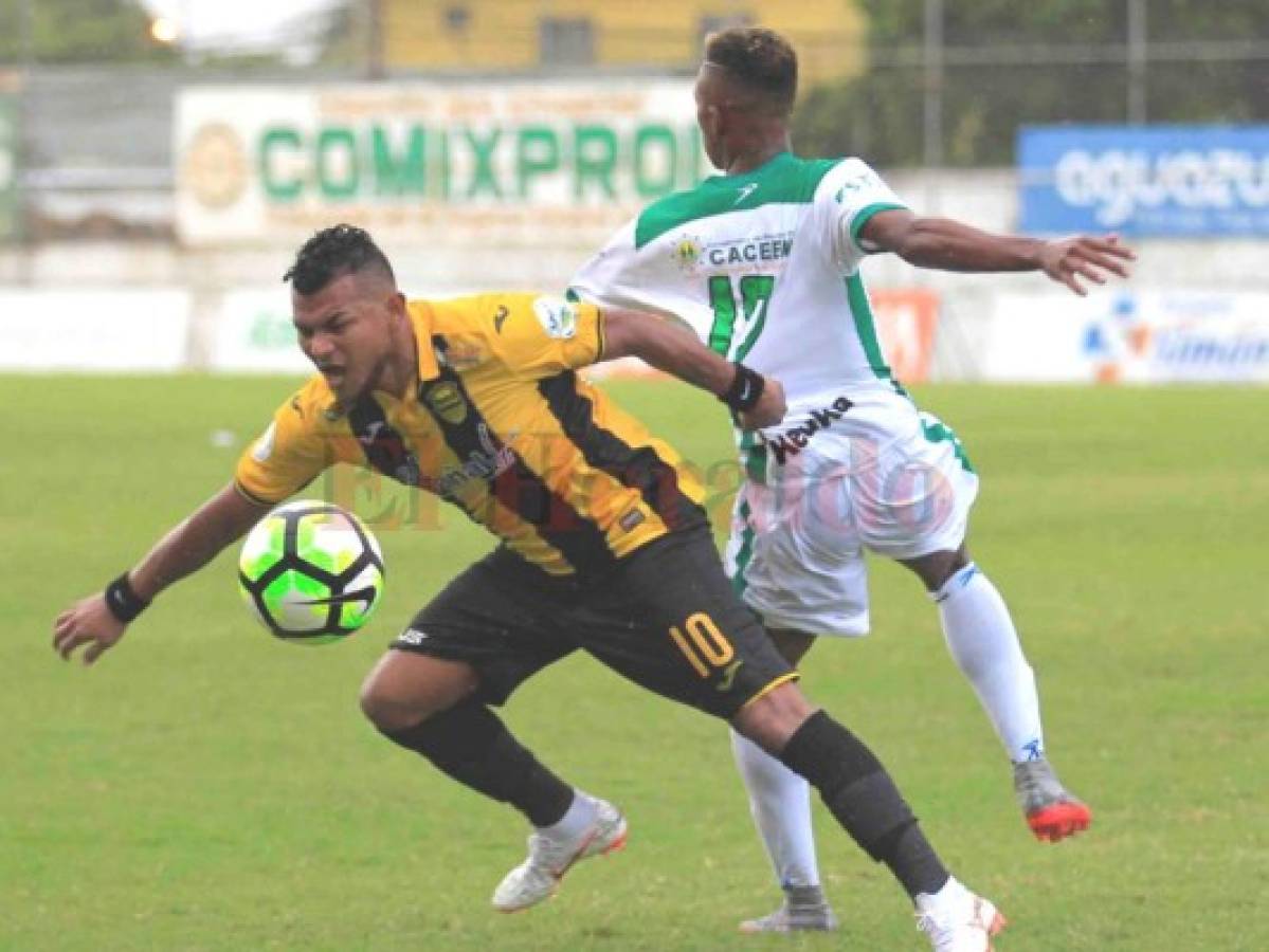 Platense saca la Ficha y vence con doblete de Aguilar al Real España en el Puerto