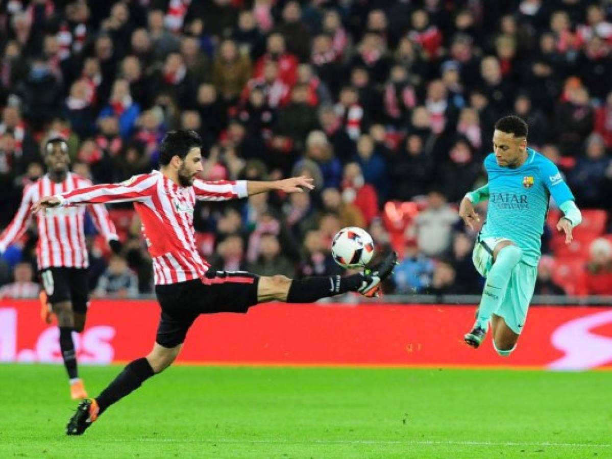 Barcelona cae en falso en campo del Athletic de Bilbao por la Copa del Rey